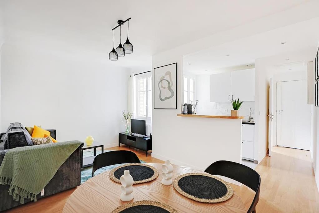Lumineux 2 Pieces Batignolles Apartamento